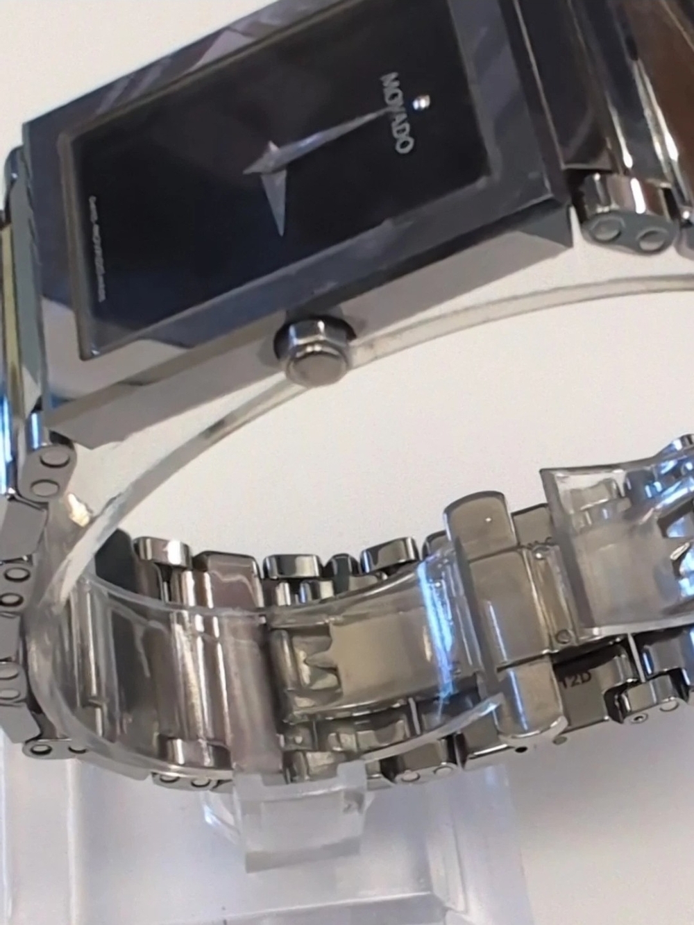 Movado Watch Valor Silver $2995 - Picture 4 of 12
